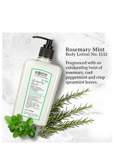 C. O. Bigelow C.O. Bigelow Rosemary Mint Moisturizing Body Lotion for Women and Men, Village Perfumer Lotion with Olive Oil, Borage Oil, and Aloe Vera, 10 fl oz  - Image 4
