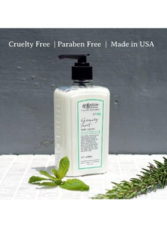 C. O. Bigelow C.O. Bigelow Rosemary Mint Moisturizing Body Lotion for Women and Men, Village Perfumer Lotion with Olive Oil, Borage Oil, and Aloe Vera, 10 fl oz  - Image 2
