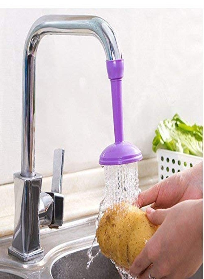 EAYIRA Kitchen Faucet Plastic Adjustable Tap Extender, Sink Tap Shower Head Nozzle Saving Water for Kitchen Water Outlet Shower Head Water Filter Sprinkler (Multicolor) - Image 1