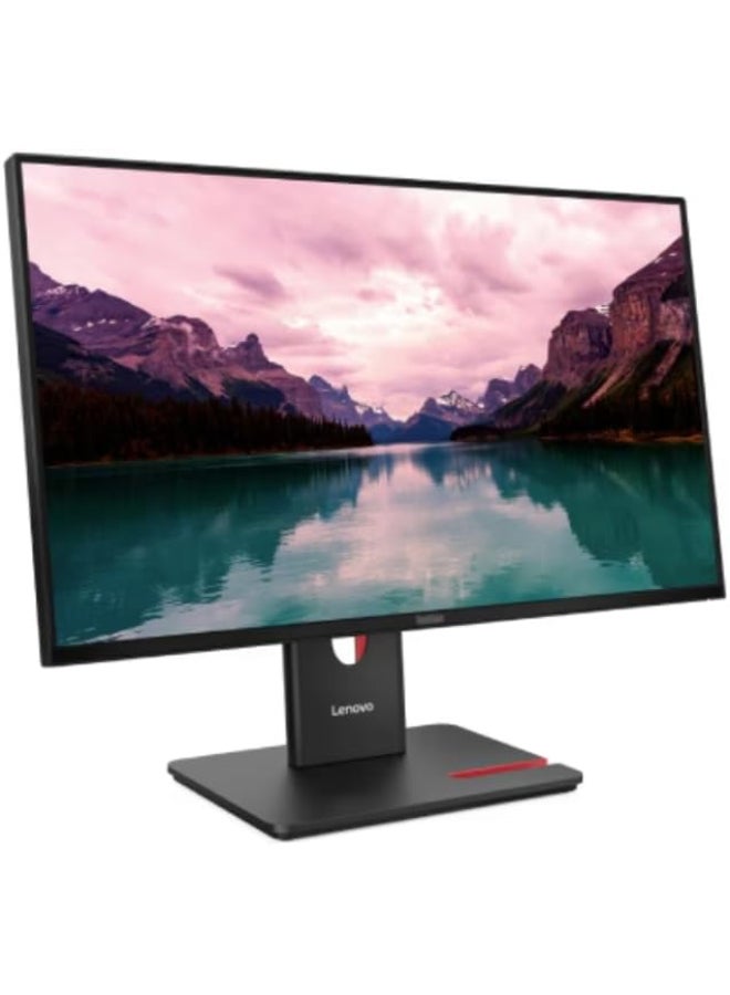 Lenovo Monitor ThinkVision T24-40 24'' inch 3Y 64A4MATXSD Black - Image 2