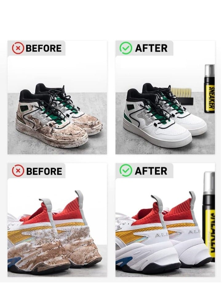 Shopping Point Shoe Cleaning Kit For Sneaker Water-Free Foam Shoe Cleaner With Shoe Brush And Shoe Cloth Work On Most Shoes - Image 5