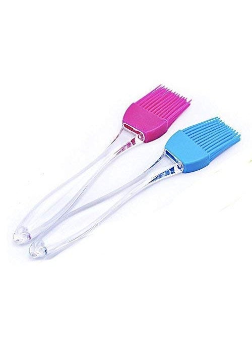 DDecora DDecora Silicon Oil Basting Brush Multicolour Pack of 2  - Image 1