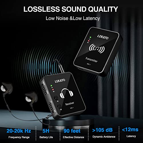 LEKATO MS-1 Wireless in-Ear Monitor System -(Only Receiver) - Image 4