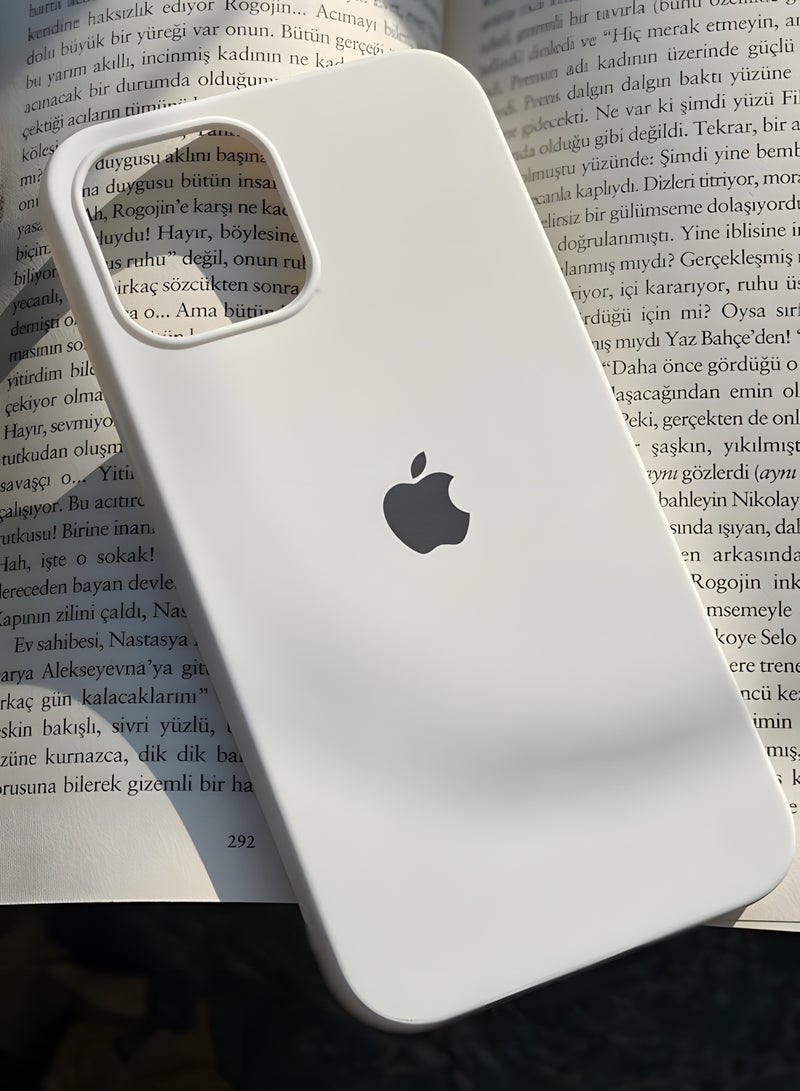 Silicone Case for iPhone 15 – Soft-Touch Shockproof Slim Protective Cover with Soft Inner Lining, Camera Protection & Anti-Slip Grip - White - Image 5