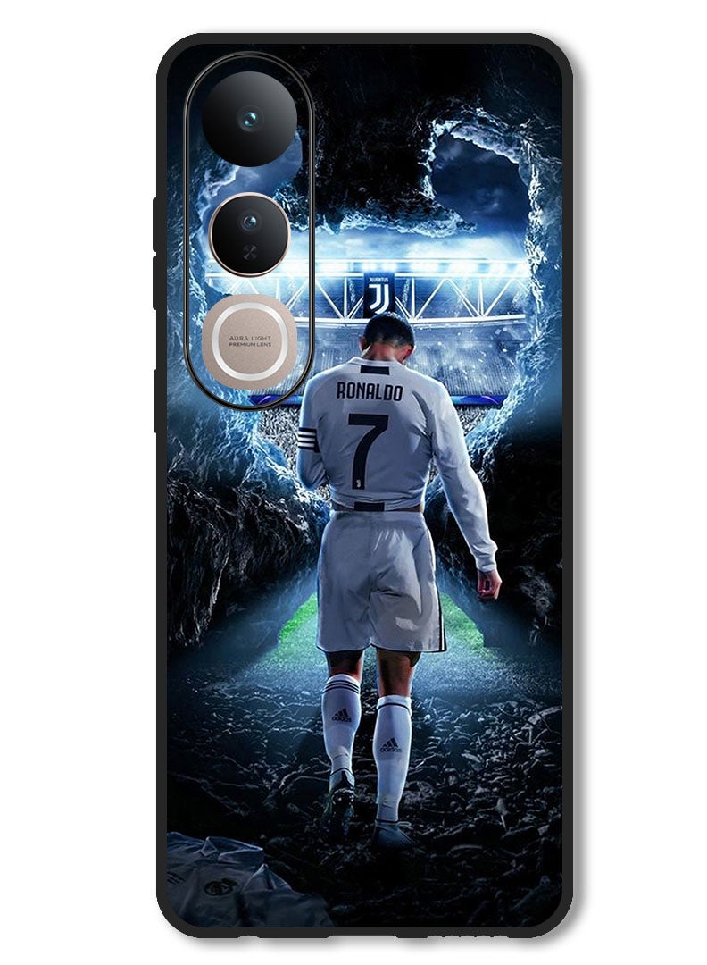 Theodor Case Compatible with Vivo V50 Lite Protection Shockproof Bumper Cover Ronaldo (3) - Image 1