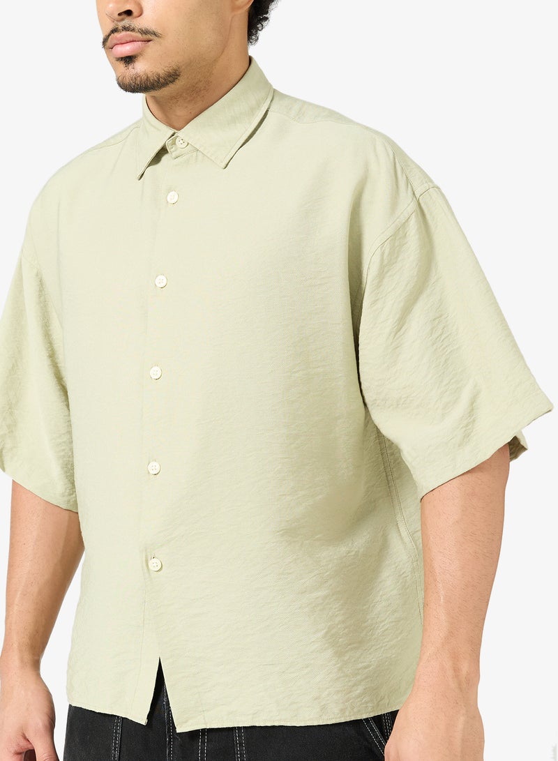 جاك اند جونز قميص بأكمام قصيرة بقصة واسعة - Image 3