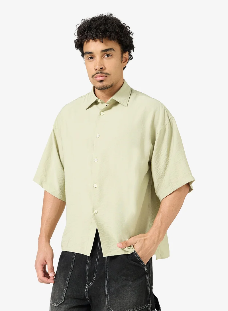 Boxy  Short Sleeve Shirt