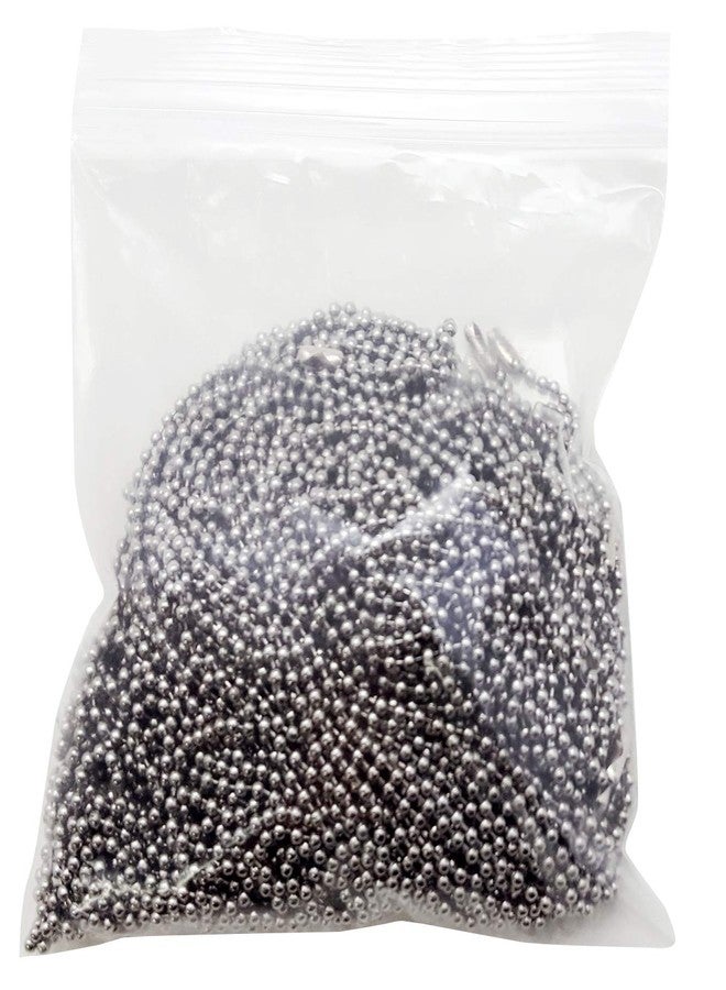 SBC Dog Tag Chain 50 Pack, 2.3mm Stainless Steel Ball Chain Necklace with Connectors, Durable Dog Tag Necklace for Men, Military Dog Tag Chains, Heavy Duty Hypoallergenic Tarnish Resistant - Image 3