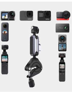 Generic Adjustable Handlebar Mount for DJI Action 2, GoPro Hero 10/7/8/9, OSMO Action, Pocket 2, and Insta 360 - Perfect for Motorcycles and Bicycles.  - Image 3