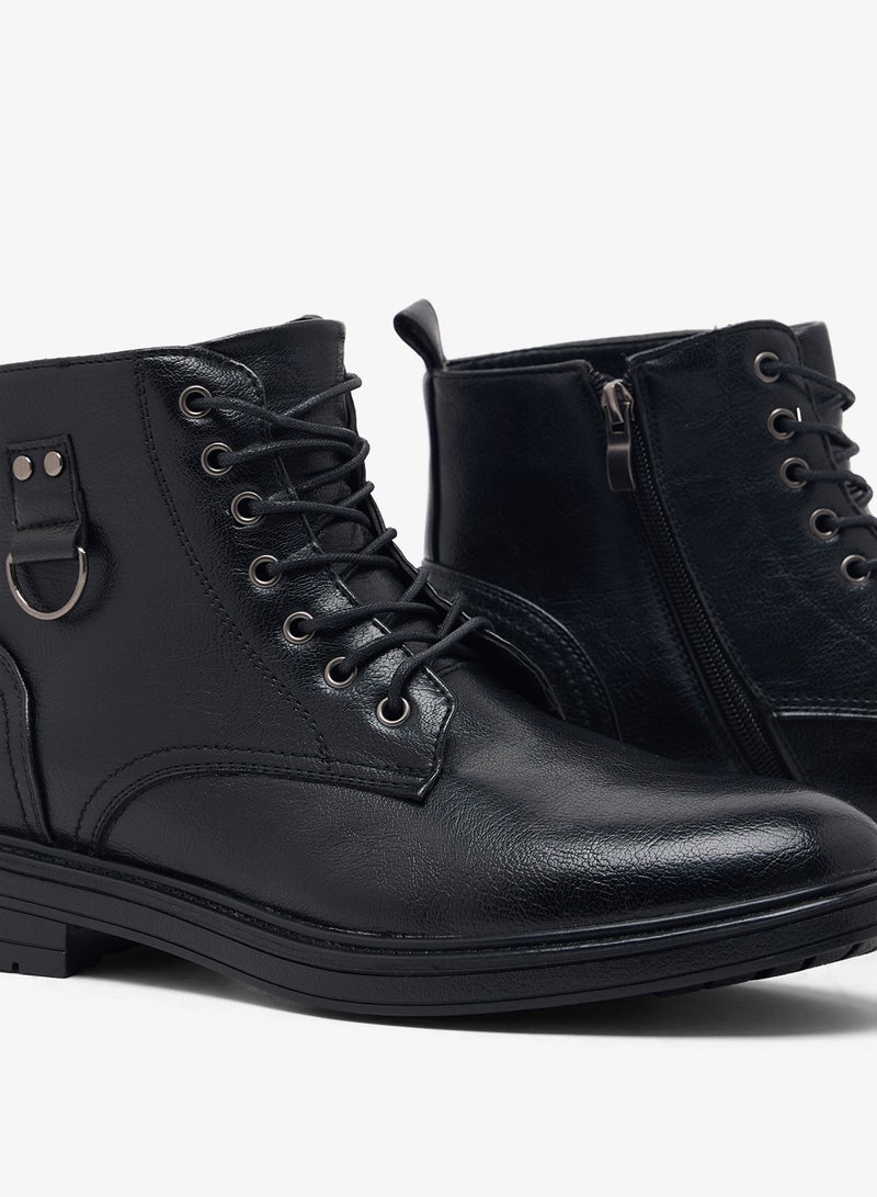Robert Wood Biker Boots - Image 4