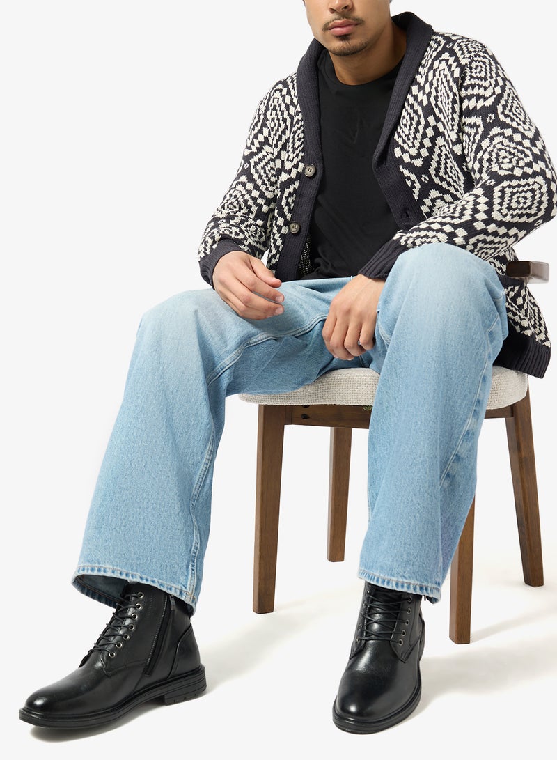 Robert Wood Biker Boots - Image 5