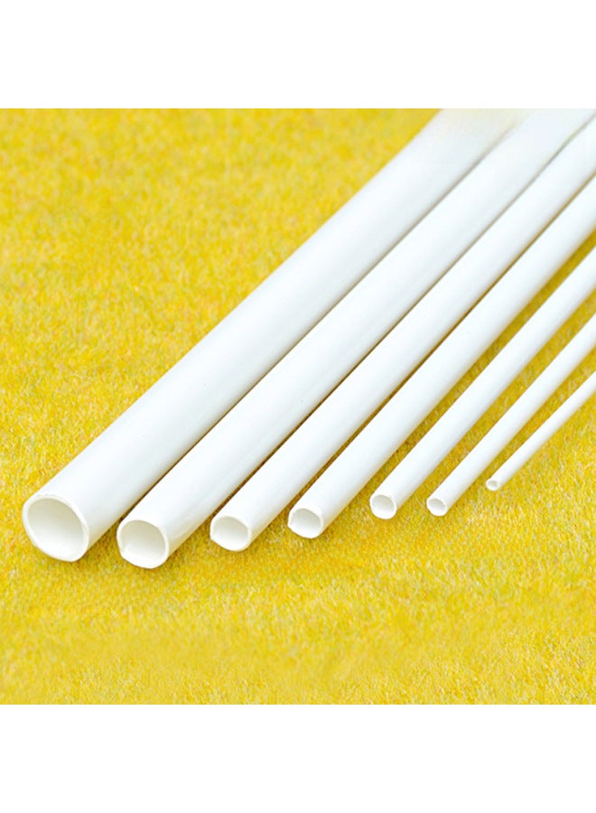Abs Round Tube Plastic Hollow Tube White Model Tube Rod DIY Manual Modeling Sand Table Making Material Outer Diameter 2-10-Color:One Round Tube With A Diameter Of 3mm  - Image 3