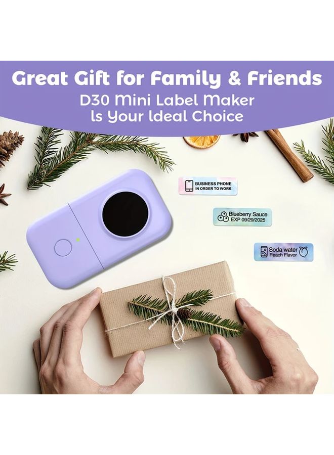 طابعة حرارية لاسلكية خضراء محمولة لصنع الملصقات لتنظيم المنزل والمكتب - Image 5