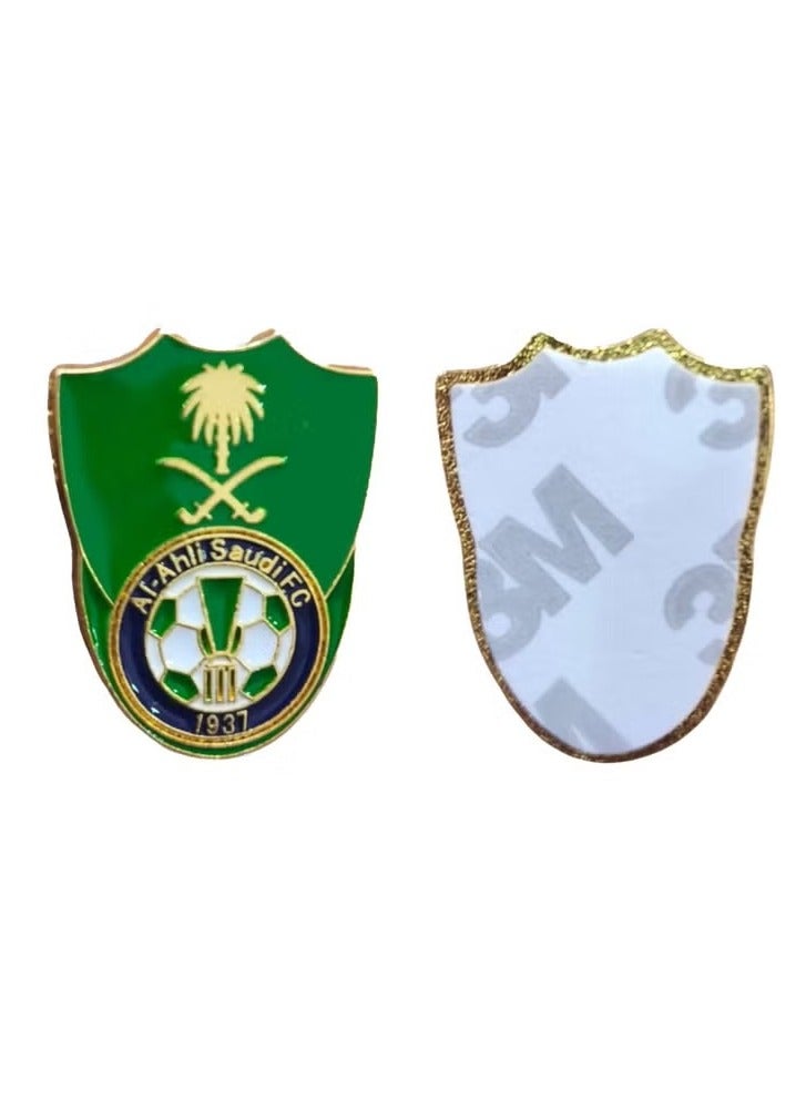 Alahli club logo gold Metal Sticker for Mobile or Any Smooth Surface  - Image 2