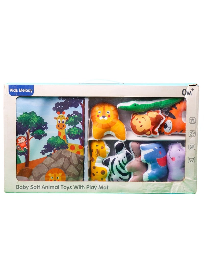 Baby Soft Animal Toys with Playmat - 6629  - Image 2