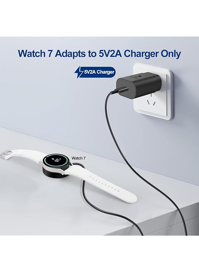erorex 1M 3.3Ft Usb C Type C Charging Cable Clip Dock Charger For Samsung Galaxy Watch 5 4 40Mm 44Mm Watch 5 Pro Watch4 Classic 42Mm 46Mm Watch 3 45Mm 41Mm Active 1 Active 2  - Image 3