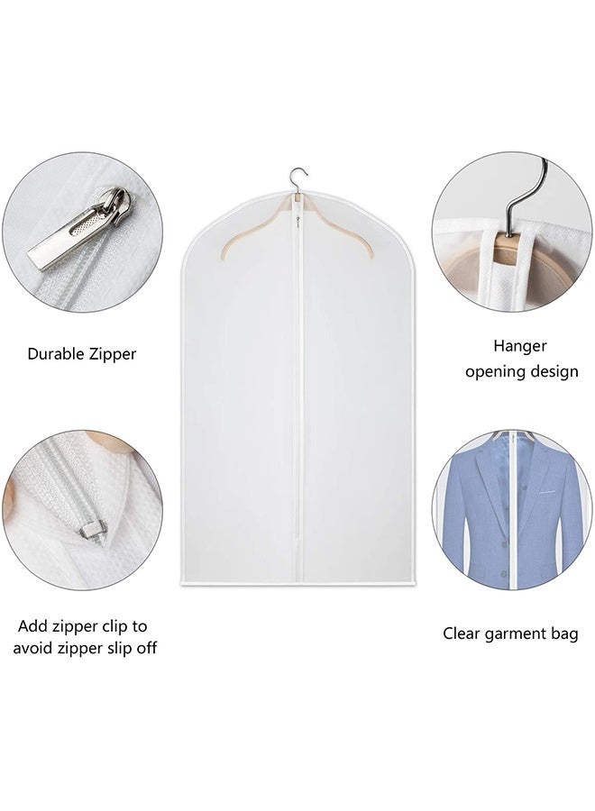 Clothes Dust Cover Hanging Clothes Bag Storage Transparent 10pcs Set - Image 2