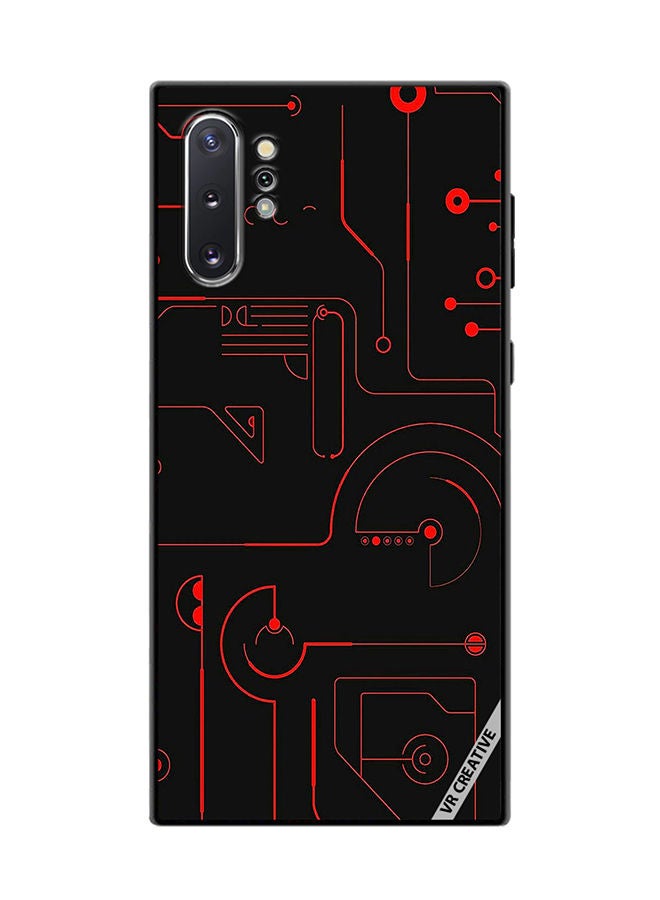 VR CREATIVE Protective Case Cover For Samsung Galaxy Note10 Plus 5G Game Circuit Design Multicolour - Image 1