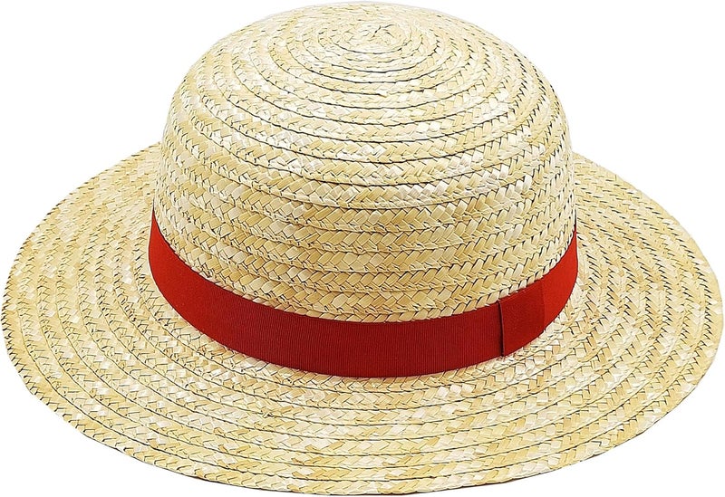 Memfish Store Straw Hat Halloween Party Yellow Strawhats with String Summer Beach Hats Performance Props for Youth Men Women - Image 1