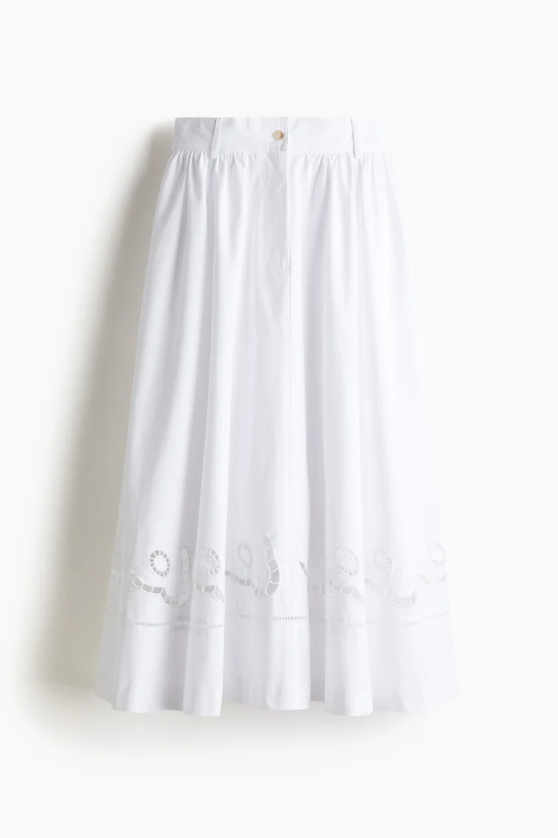 H&M Broderie anglaise skirt
