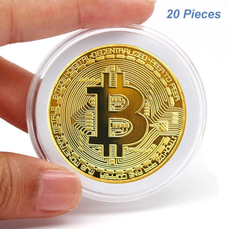 Befantasway 20 قطعة من كبسولات العملات البلاستيكية الشفافة، علبة جمع العملات بحجم 5 مع حشوة قابلة للتعديل لجمع العملات الأمريكية سيلفر إيجل ليبرتي و عملة جيه إف كيه نصف دولار و بيتكوين (19/21/25/30/40 مم) - 20 قطعة - Image 4
