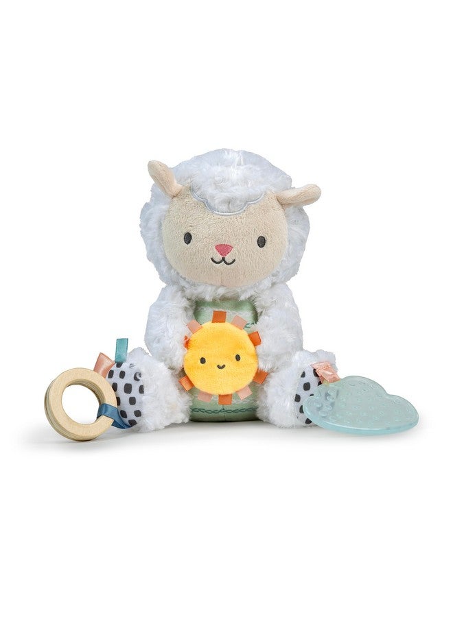 ingenuity Calm Springs Plush Activity Pal Bpafree Cloud Teether Multitexture Fabrics Sheppy - Image 1