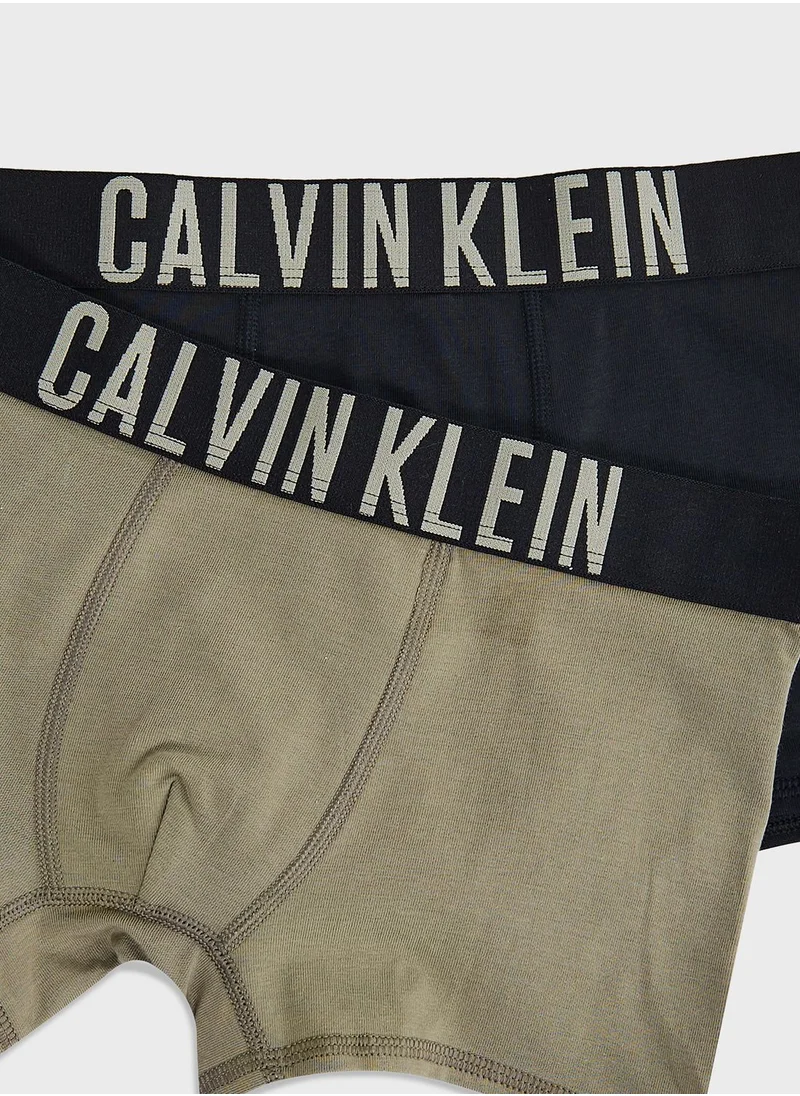 CALVIN KLEIN Youth 2 Pack Assorted Trunks