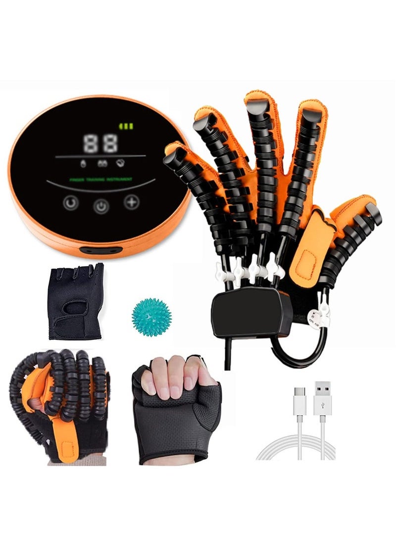 xozgdovg Rehabilitation Robot Glove, Electric Finger Hand Training Device for Training Finger Flexion Correction, Finger Extension Exercise for Finger Passive Training  - Image 1
