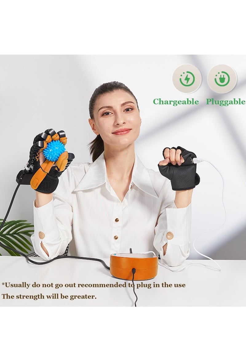 xozgdovg Rehabilitation Robot Glove, Electric Finger Hand Training Device for Training Finger Flexion Correction, Finger Extension Exercise for Finger Passive Training  - Image 5
