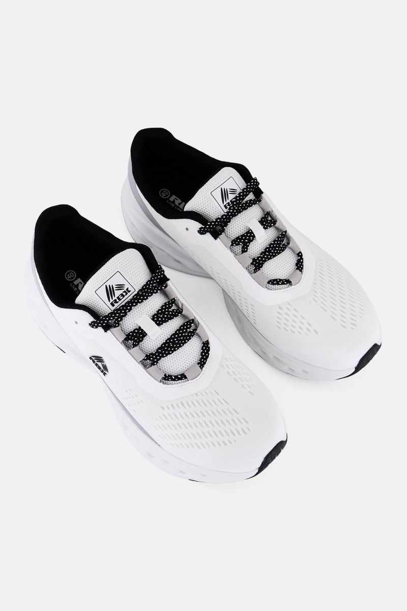 RBX Men Lace Up Running Shoes, White - Image 4