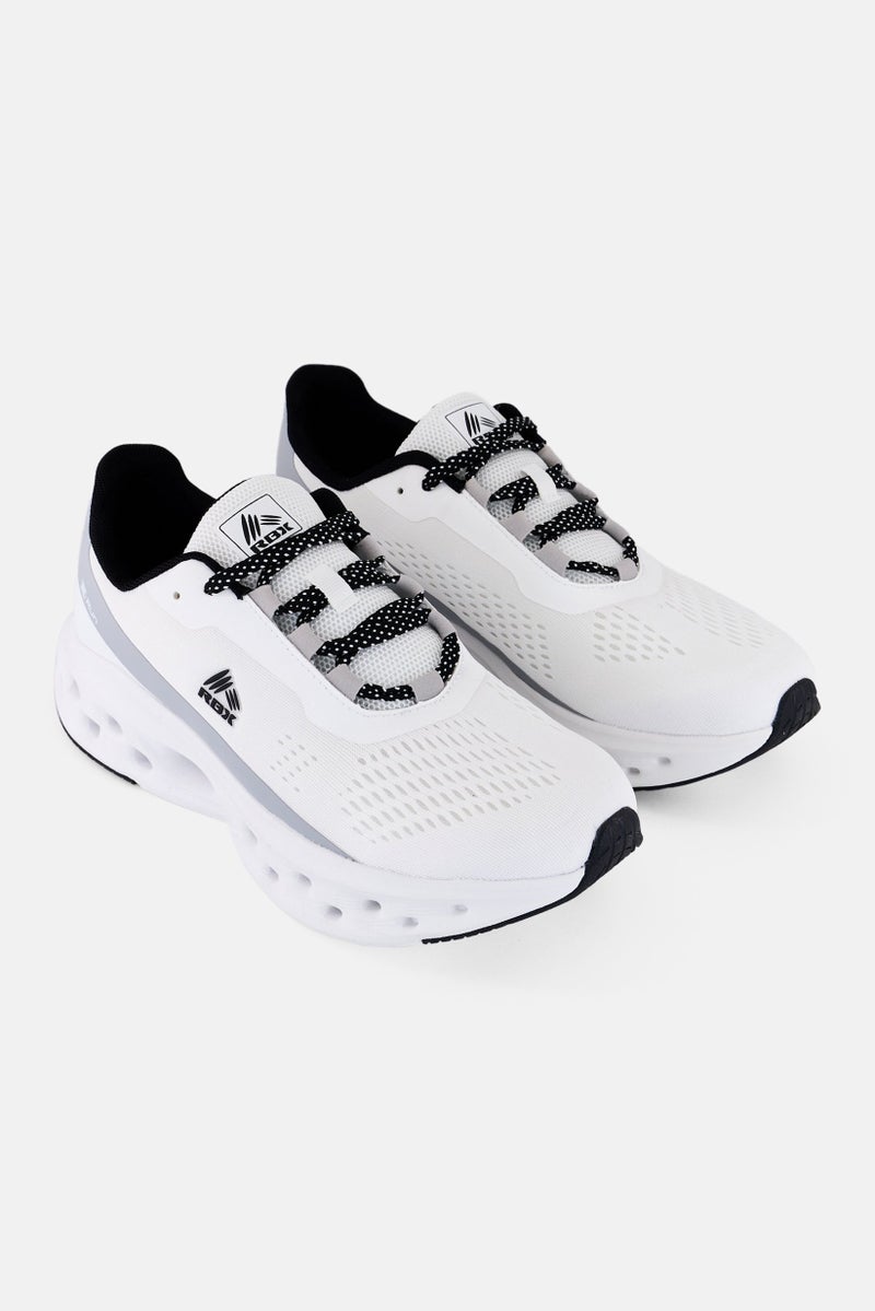 RBX Men Lace Up Running Shoes, White - Image 1