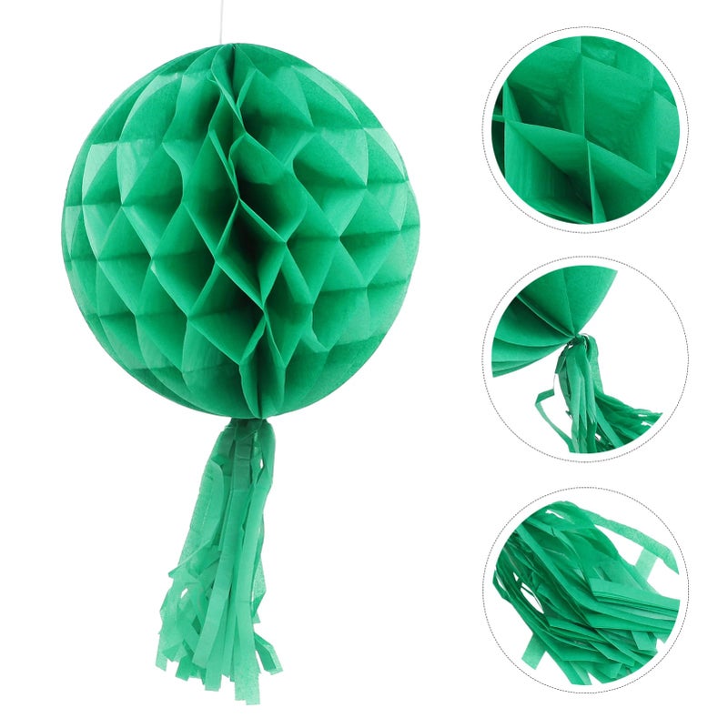 فوانيس ورقية عسلية ملونة لحفلات أعياد الميلاد وحفلات الزفاف وديكورات العطلات - Image 3