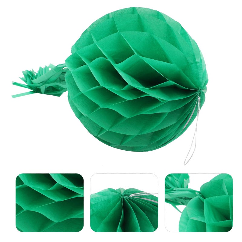 فوانيس ورقية عسلية ملونة لحفلات أعياد الميلاد وحفلات الزفاف وديكورات العطلات - Image 4