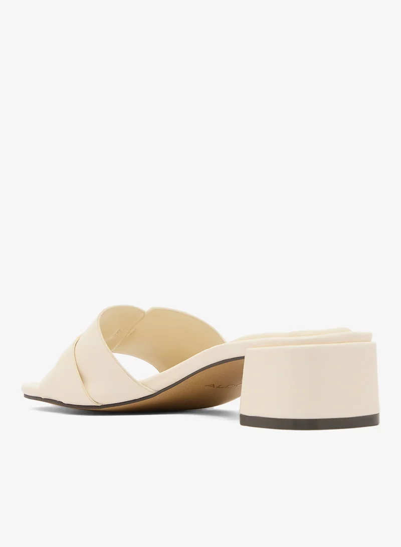 Aldo LIGHT YELLOW Darrby Heeled Sandals for Women | Best Price UAE