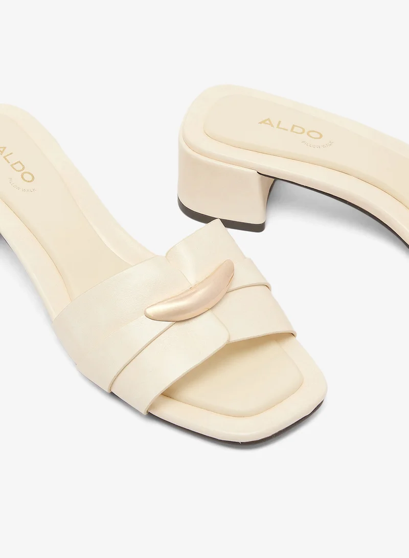 Aldo LIGHT YELLOW Darrby Heeled Sandals for Women | Best Price UAE