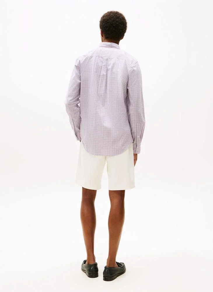 TOMMY HILFIGER Regular Fit Tartan Poplin Shirt