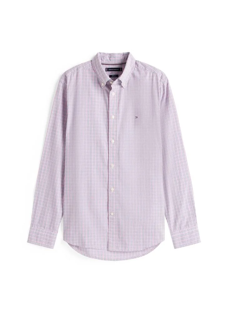 TOMMY HILFIGER Regular Fit Tartan Poplin Shirt