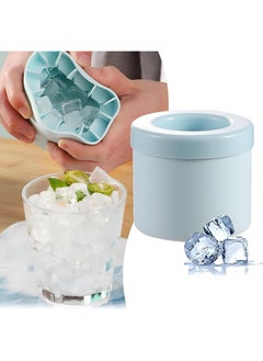 Silicone Ice Cube Maker Mold, Create Small Reusable Cylindrical Ice Trays, Made Of Food Grade Silicone And Abs, Ice Cube Bucket, Perfect For Drinks