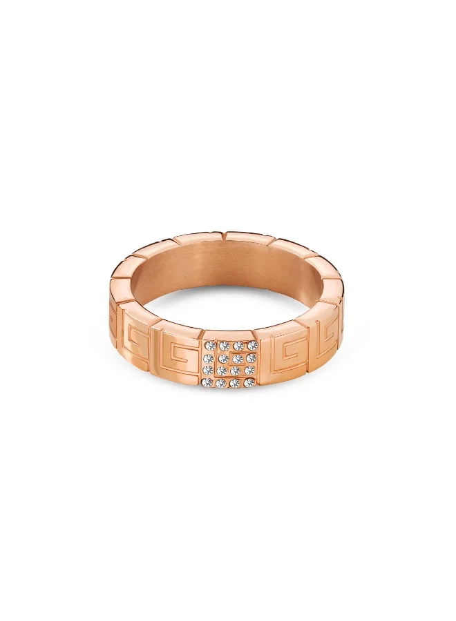 Guy Laroche Guy Laroche Audrey Rose Gold Finger Ring for Women with Crystals