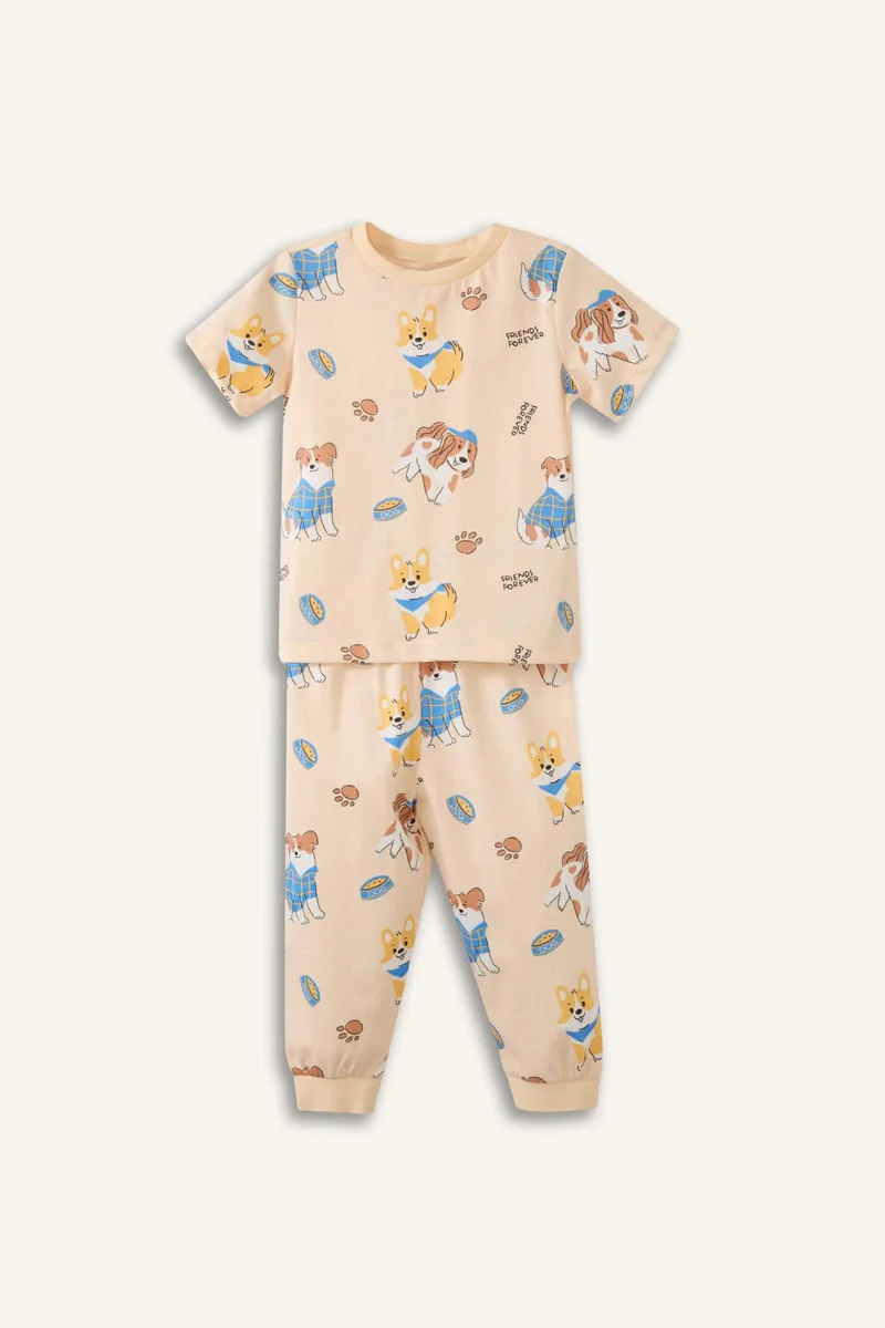ديفاكتو Baby Boy 2 Piece Printed Pyjamas Set