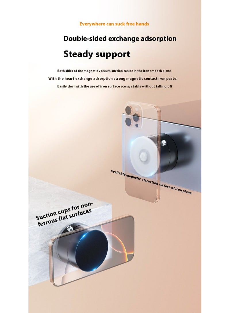 Vacuum suction cup & magnetic suction phone stand - Image 5