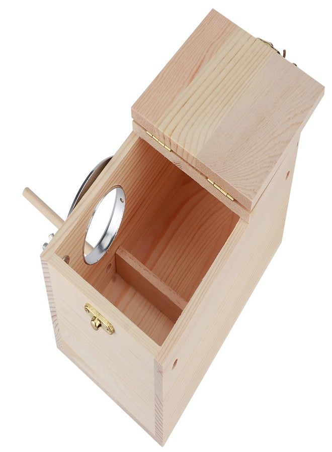 زيروديس بيت طيور زيروديس، ذو ملمس ناعم، صندوق حضانة وتربية سهل الاستخدام، سهل المراقبة أو الغسل، صناديق تعشيش خشبية للببغاوات والطيور الأليفة والطيور الصغيرة - Image 4