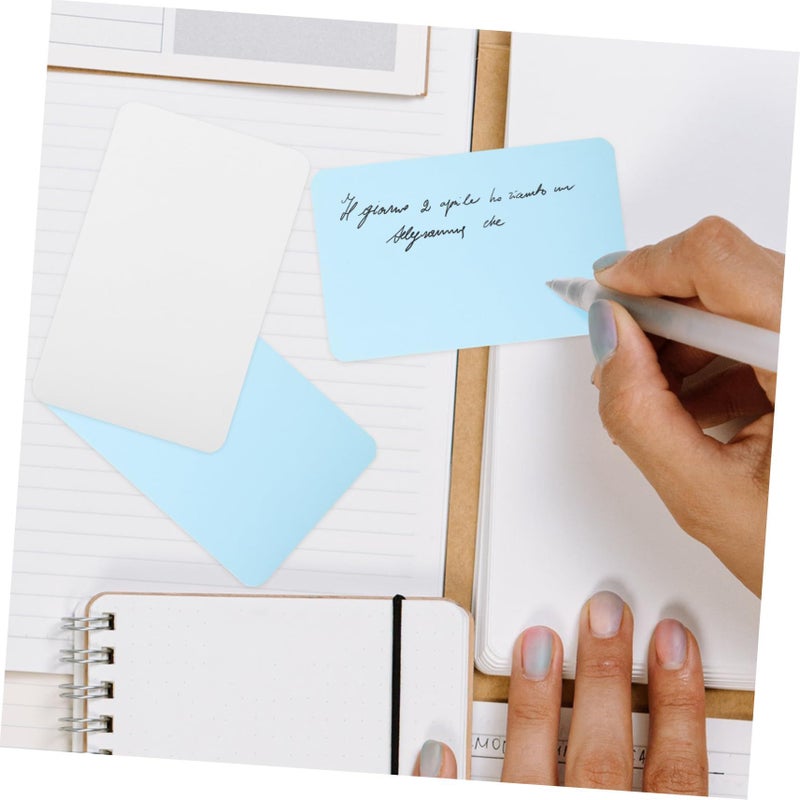 White 200 Sheets Blank Index Flash Cards For Studying Note Taking And Vocabulary Practice - Image 4