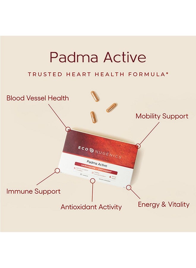 EcoNugenics Padma Active for Women & Men: Vitamin C Supplement for Collagen Formation, Energy Levels, and Immune System, Cellular & Antioxidant Support - Tibetan Recipe of Natural Herbs & Minerals - Image 2