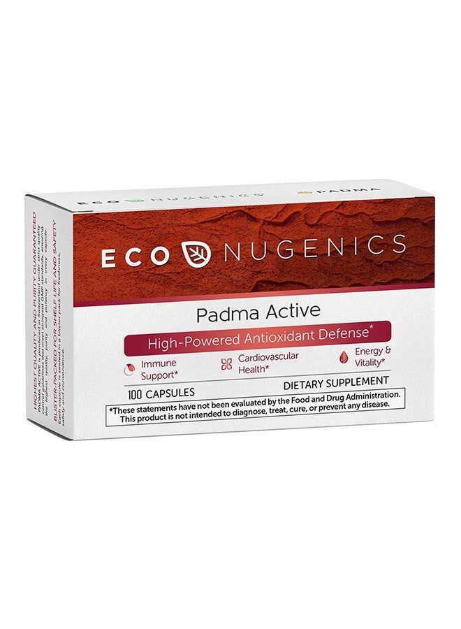 EcoNugenics Padma Active for Women & Men: Vitamin C Supplement for Collagen Formation, Energy Levels, and Immune System, Cellular & Antioxidant Support - Tibetan Recipe of Natural Herbs & Minerals - Image 1