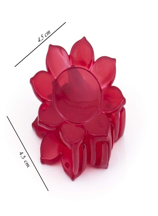 سوكهي مشابك شعر سوخي مزينة بزهرة وفراشة، إكسسوارات شعر للنساء والفتيات (عبوة من 6 قطع) (المقاس: متوسط) (Skr70541)، متعدد الألوان - Image 5