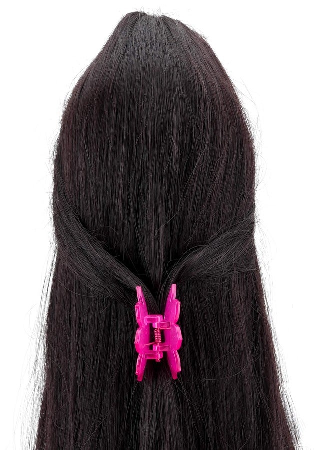 سوكهي مشابك شعر سوخي مزينة بزهرة وفراشة، إكسسوارات شعر للنساء والفتيات (عبوة من 6 قطع) (المقاس: متوسط) (Skr70541)، متعدد الألوان - Image 4