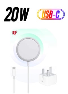 20W Foldable Fast Charging Wall Adapter Compatible with Apple iPhone 12 Pro Max/11 Pro Max/SE, iPad