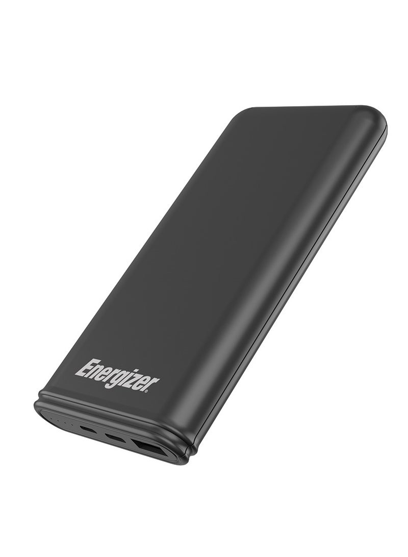 Energizer 10000 mAh 10000 mAh Max 2.1A Rapid Charging Power Bank With Dual Outputs - Type-C And USB-A, Dual Inputs, Micro-USB And Type-C Black - Image 1