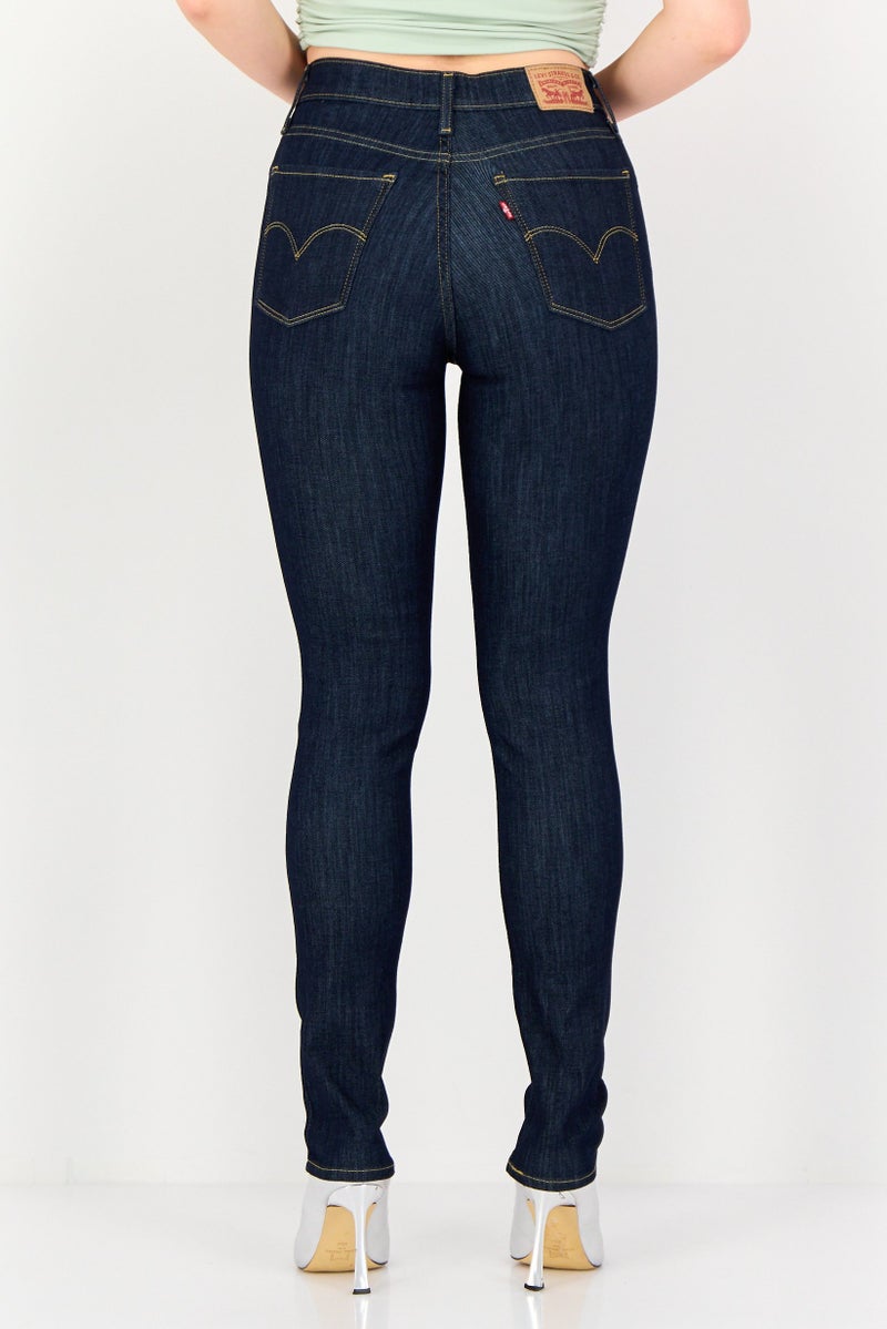 Levi's Women Skinny Fit Washed Stretchable Jeans, Blue - Image 2